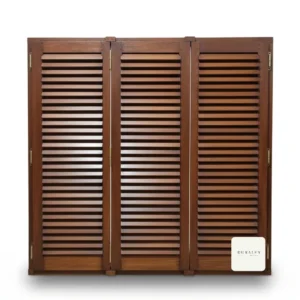 Ventana Corrediza Con Postigo Para Vidrio Repartido