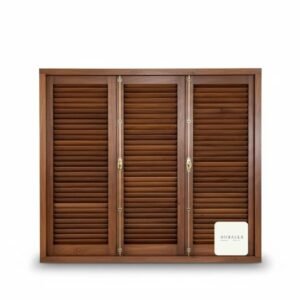 Ventana De Abrir Con Postigo P/Vidrio repartido