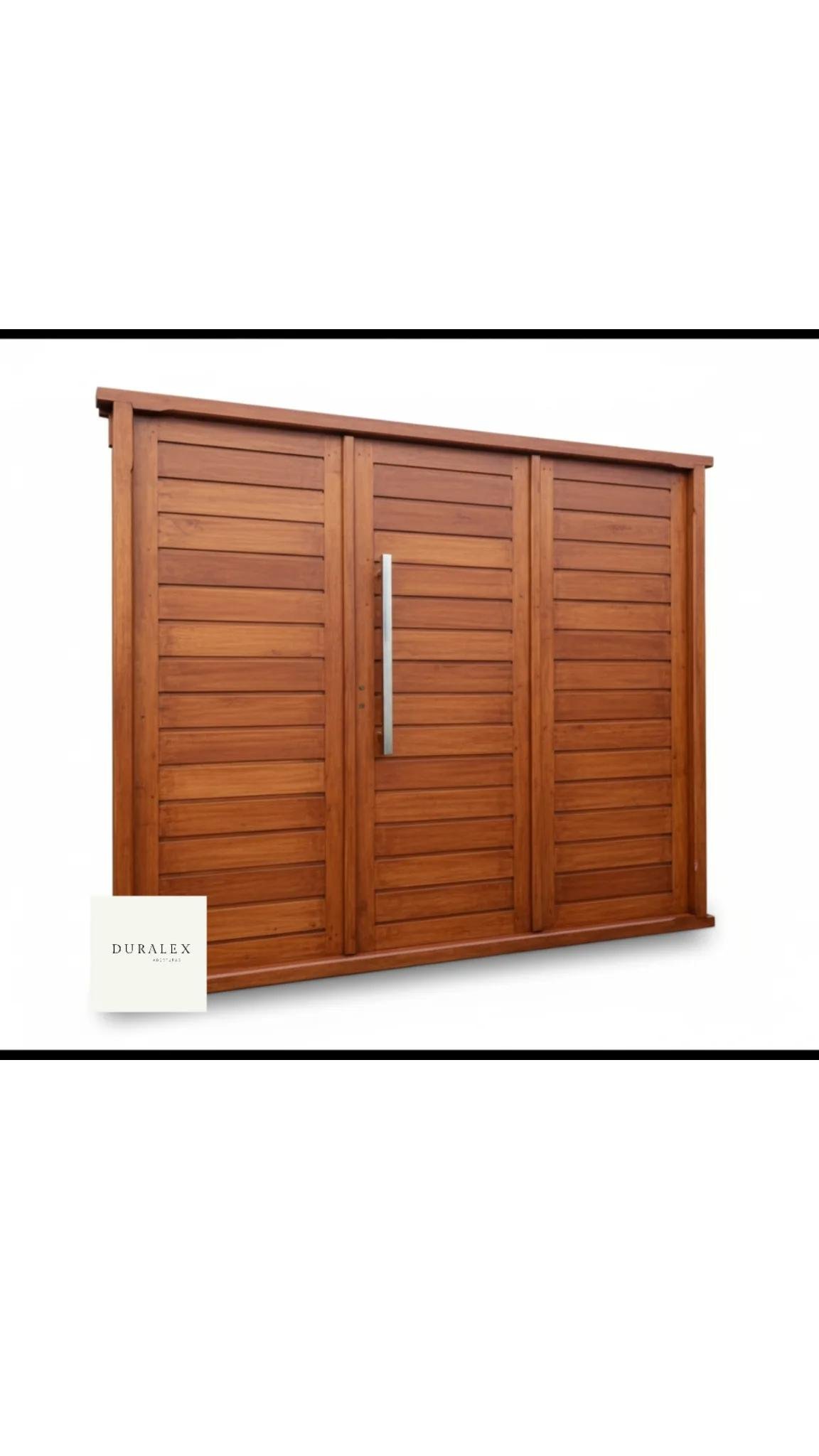 Portón De Abrir Ciego Estilo Moderno